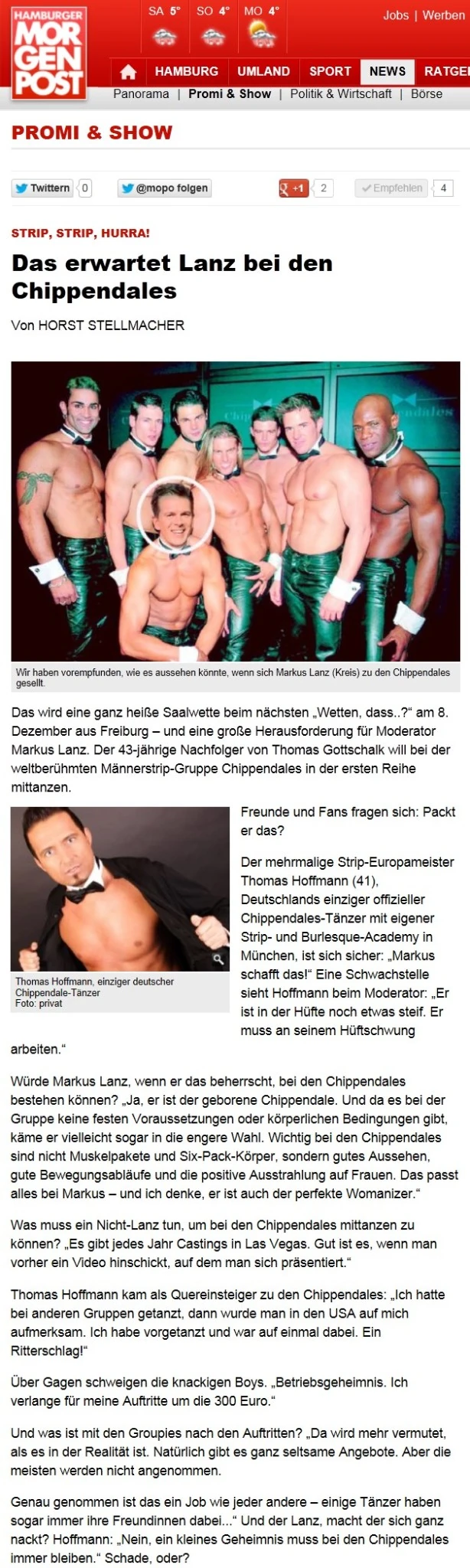 Hamburger Morgenpost – Archivbeleg